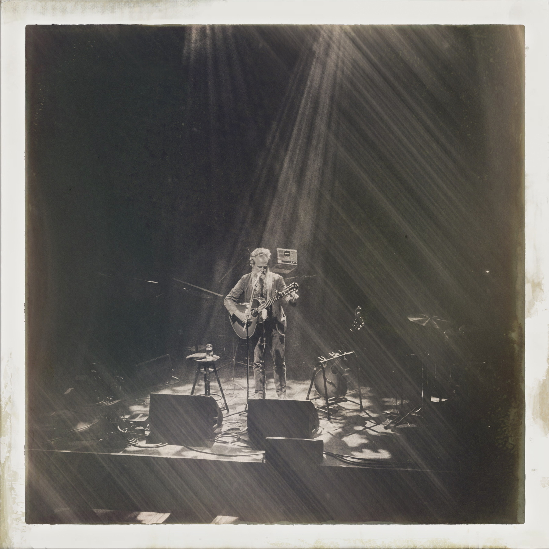 Iron and Wine performing at the Uptown Theatre