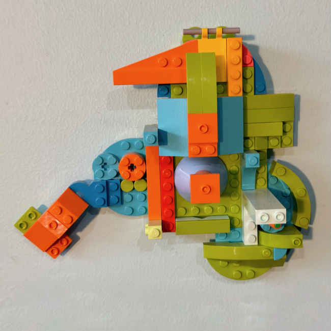 Abstract Lego Sculpture by Jake Fowler